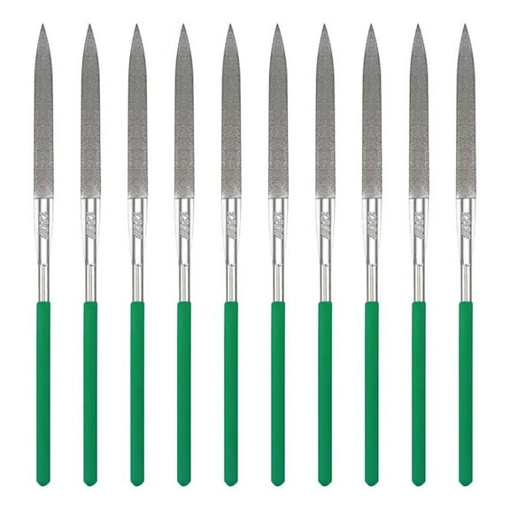 10-Piece Diamond File Set, Needle File Set, Diamond Coated Files for Filing Metal, Ceramic, Stone, Jewelry B1 set x diamond file