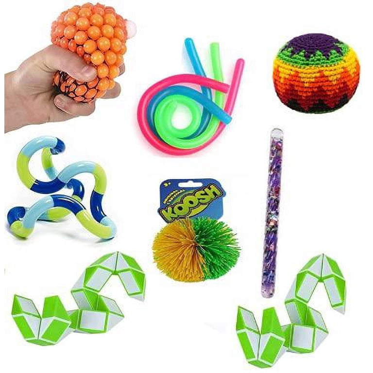 Main Tangle Fidget Toy 10 Pièces Jouet de Décompression Torsadé Stress Relief Jouet Tangle Fidget Twister Toy pour Autismus, Autismus Tangle Fidget Toy de Aide à Soulager Le Stress et l'Anxiété