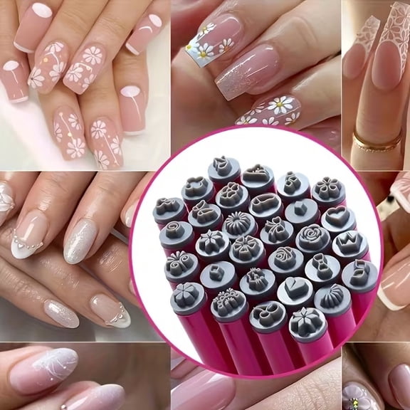10-Piece Floral Nail Art Sticker Kit - Stunning Floral Patterns for Creative Nail Designs