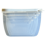 10-Piece Food Storage Containers with Vented Lids, Airtight and BPA Free, Stackable, Microwave, Freezer, and Dishwasher Safe Gray