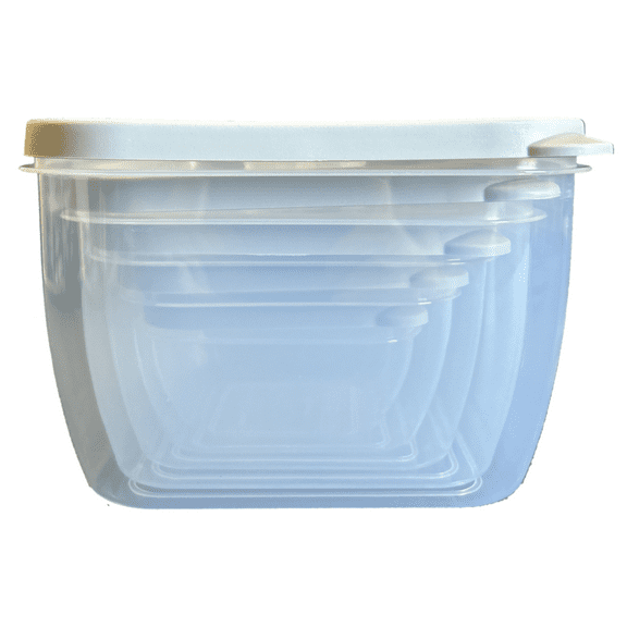 10-Piece Food Storage Containers with Vented Lids, Airtight and BPA Free, Stackable, Microwave, Freezer, and Dishwasher Safe (Gray)