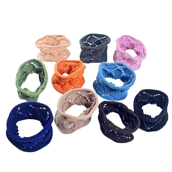 10 Piece Hair Accessories Headdress Elastic Bands and Towel Rings for Styling and Everyday Use 10PCS