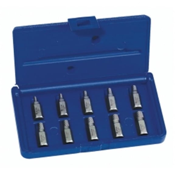 10 Piece Hex Head Multi-Spline Extractor Set