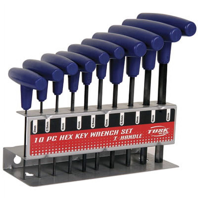 10 Piece Hex Key Wrench Set