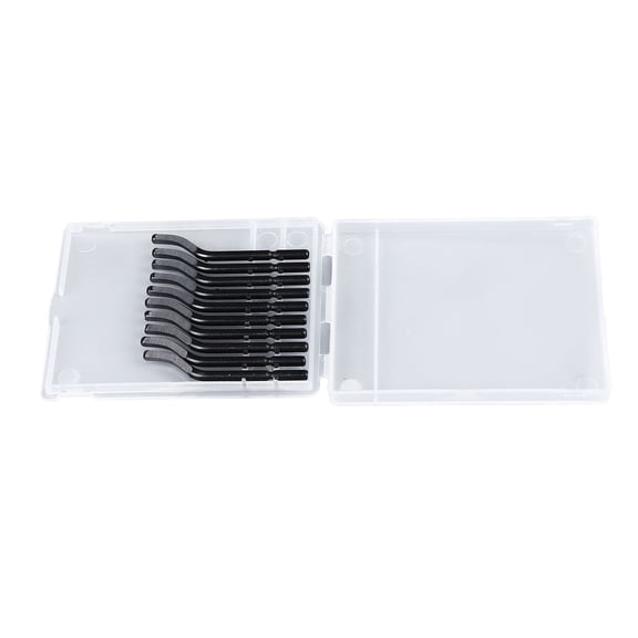 10-Piece High Carbon Steel Deburring Blades Set, Premium Burr Remover Scraper Blade for Precision Metal, Wood, and Plastic Edges Trimming and Chamfering (8 inches / 20.3 cm)