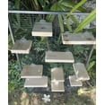 thumbnail image 1 of 10 Piece Kiln Dried Pine Wooden Ledges Steps Platforms for Chinchillas, Rats, Birds, Degu, Sugar Gliders, Squirrels and other Caged Critters, 1 of 7
