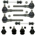thumbnail image 1 of 10 Piece Kit Upper Lower Ball Joints Inner Outer Tie Rod Ends Sway Bar Links 4WD Only Fits select: 1997-2003 FORD F150, 1997-2002 FORD EXPEDITION, 1 of 10