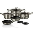 thumbnail image 1 of 10-Piece Kitchen Cookware Set Carbon Collection, 1 of 5