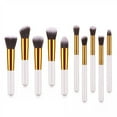 thumbnail image 1 of 10-Piece Makeup Brush Set Complete Eye Face Cosmetic Application Tools Kit 10PCS, 1 of 5