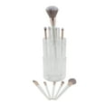 10 Piece Makeup Brush Set for Eyes and Face with Pop-up Brush Container. Candie Couture Brand.