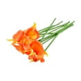 thumbnail image 1 of 10-Piece Mini Pu Calla Lily Flowers - Artificial Simulation Floral Stems For Home Decoration, Wedding Centerpieces, And Photography Props, 1 of 6