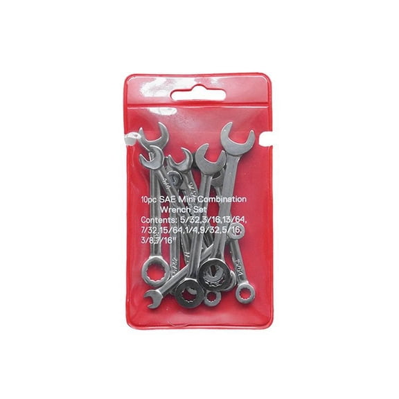 New Arrivals 10-Piece Mini Wrench Set Manual Dual-Purpose Tool English Home Maintenance Tools