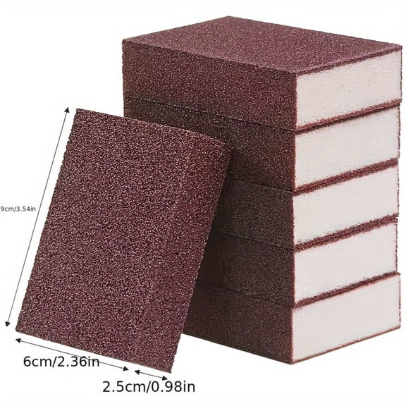 10-Piece Nano Sponge Magic Eraser - Heavy Duty Kitchen Cleaning Pad to Remove Rust and Burnt Residues - Grinding Surfaces for Power Scrubs on Pots, Pots, and Dishes, Cookware |Plastic Cleaning Sponge