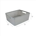 thumbnail image 1 of 10 Piece Organizing Set | Multiple Size Bins | Storage Basket | Grey | Multipurpose, 1 of 10