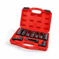 10-Piece Oxygen Sensor Socket Set, 3/8" & 1/2" Drive, O2 Removal Tool ...