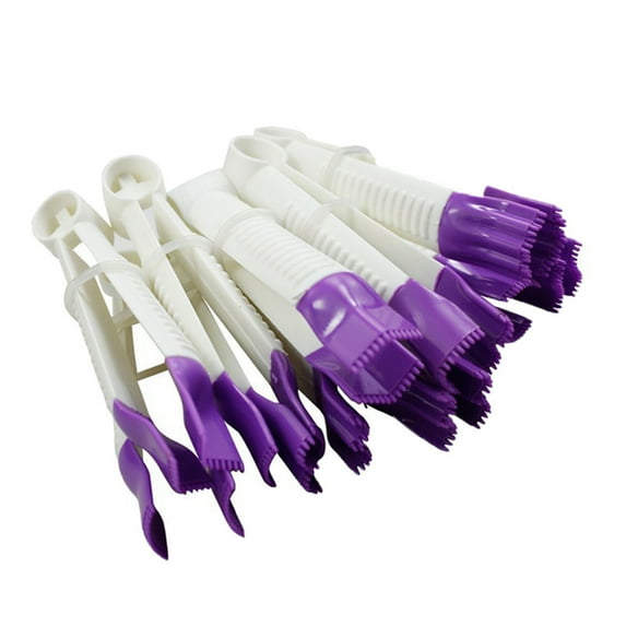 10-Piece Cake Lace Clips Set - Food Grade Fondant & Marzipan Edge Molds for Baking Decorations, 4.3" Floral Design DIY Cookie Tools