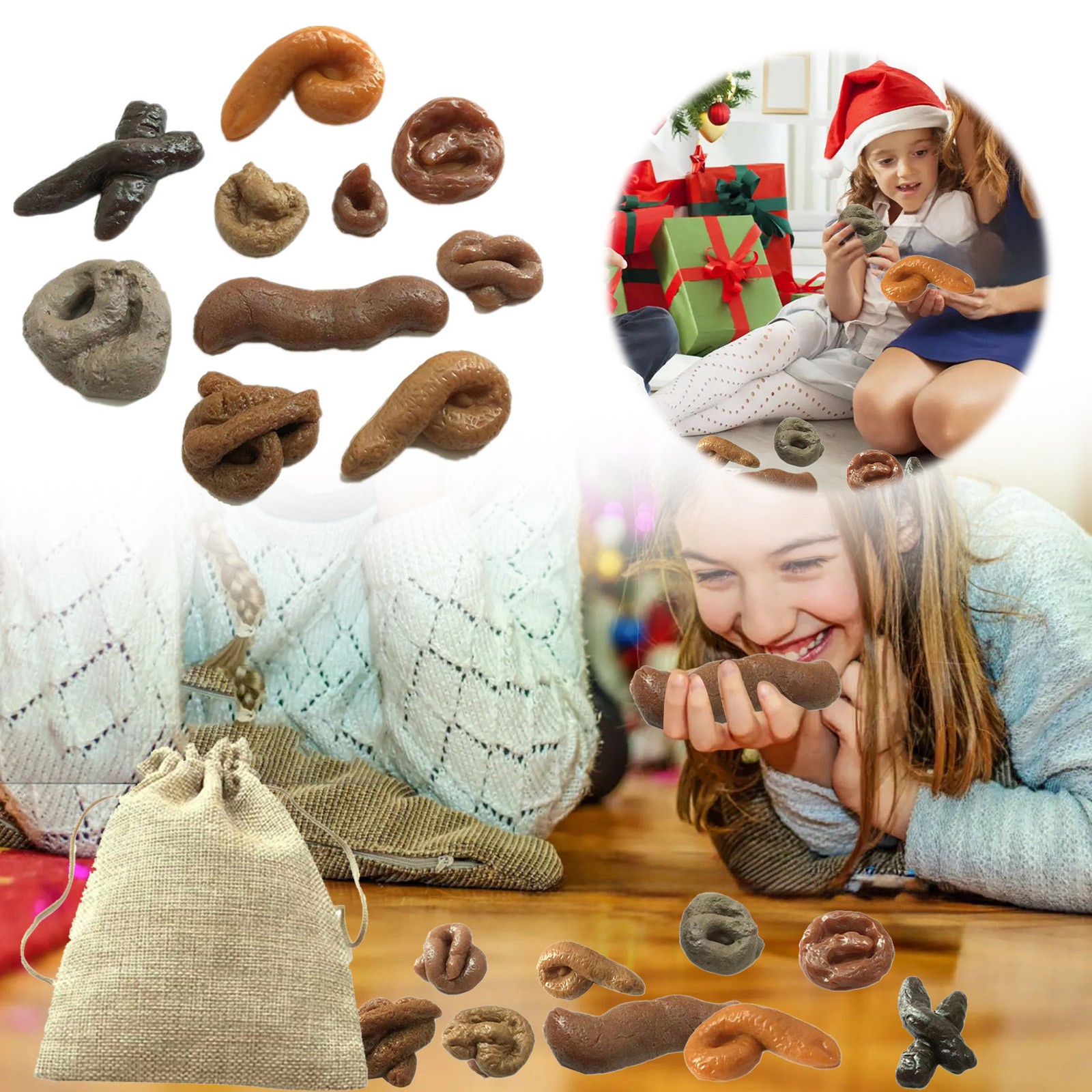 10 Piece Poop Prank Kit Hilarious Funny Toy Set For Fool’s Day And ...