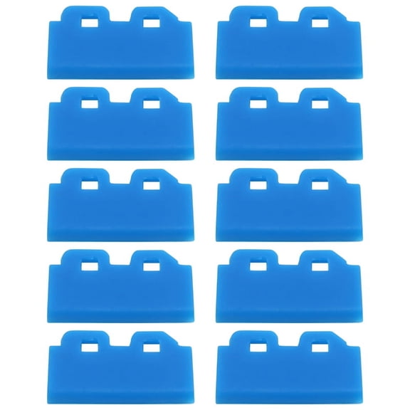 10-Piece Printer Wiper Set for Mutoh VJ1204/1604/2606, for DX5, DX7, XP600 Printheads Blue