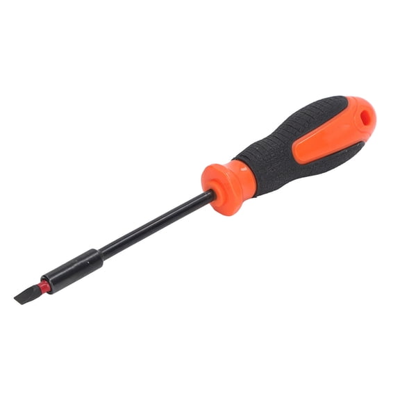 10-Piece Ratchet Screwdriver Set with Chrome Steel Bits, Magnetic Handle for PH, Slotted, Fasteners
