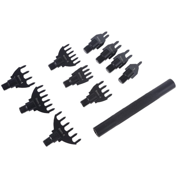 10 Piece Replaceable for Head Prong Lacing Stitching Punch Craft Tools