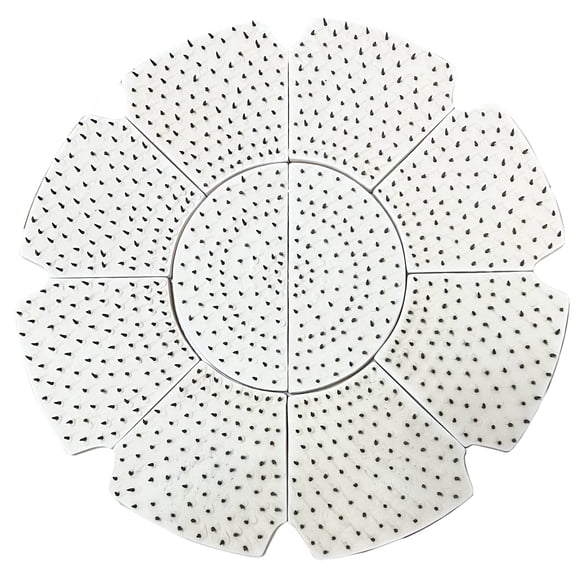 10-Piece Ring-Style Multi Pin Stilt Set - Kiln Fire Small or Large Ceramic Pieces - MAXIMUM FIRING TEMPERATURE 2025 DEGREES - CONE 03