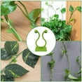 thumbnail image 1 of 10-Piece Self-Adhesive Plant Clips for Climbing Plants - Durable Clips for Pothos, Moss Poles & Cables, Shatter-Resistant & Weatherproof - Indoor/Outdoor Gardening & Organizing (1.3Inch), 1 of 9