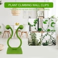 thumbnail image 1 of 10-Piece Self-Adhesive Plant Clips for Climbing Plants - Durable Clips for Pothos, Moss Poles & Cables, Shatter-Resistant & Weatherproof - Indoor/Outdoor Gardening & Organizing (1.4Inch), 1 of 8