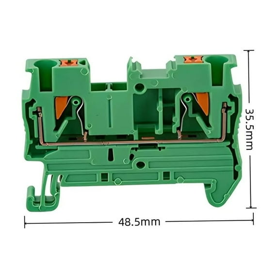 10-Piece Set of Electrical Wire Connectors, Terminal Connectors, Screw-Type Cable Connectors, DIN Rail Terminal Blocks, Power Distribution Terminal Blocks, Terminal Terminators