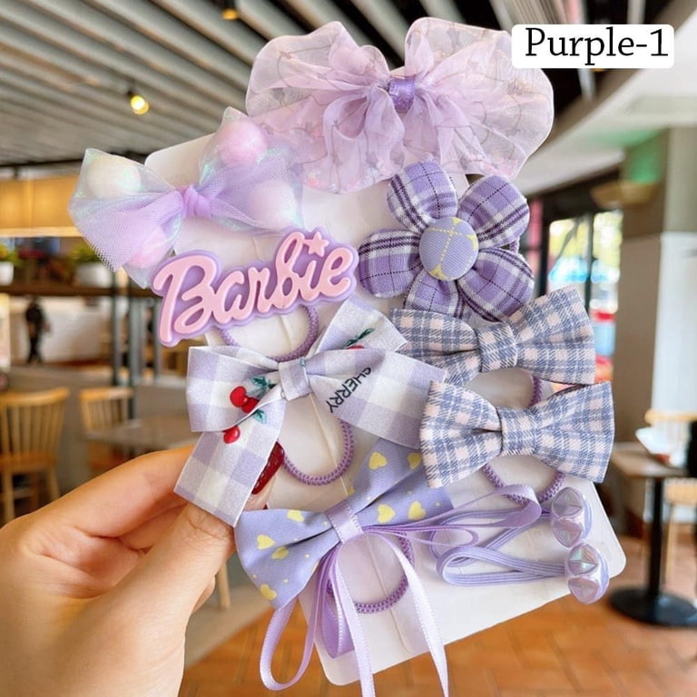 10-Piece/Set Little Girl Bowknot Elastic Cute Head Rope Baby  display picture 1