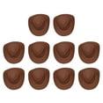 thumbnail image 1 of 10 - Piece Set of Mini Cowboy Hats for Decoration and Pretend Play, 1 of 3