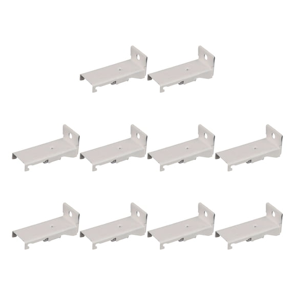 10 Piece Side Mounted Curtain Track Brackets Heavy Dvty Metal Wall Mounting Curtain Rails Holder Clip For Home Decors