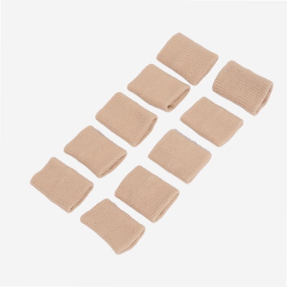 10-Piece Sports Finger Sleeves Nylon Latex Silk Support Finger Elastic Thumb Sleeves Basketball Knuckle Guard Trigger Sports Finger Sleeves for Painful Relief