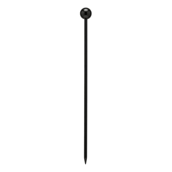 10-Piece Stainless Steel Fruit Picks Ball Top Toothpick Pins Reusable Elegant Appetizer Cocktail Sticks for Party Dessert Decor, 4.3 Inch