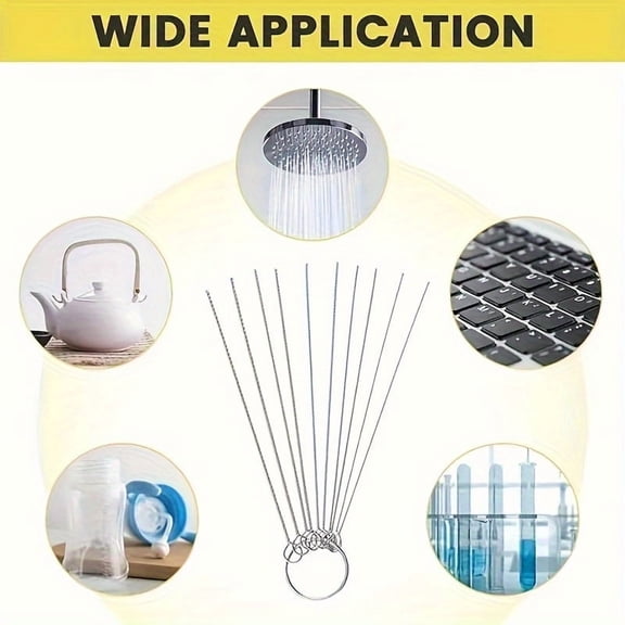Portable Shower Head Cleaning Brush Kit, Shower Head Cleaner Picks for Small Holes, Hard Water Maintenance & Faucet Cleaning