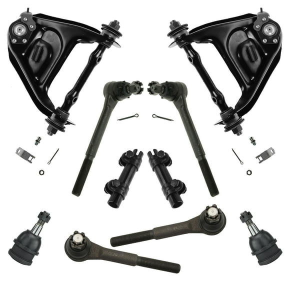 10 Piece Steering & Suspension Kit Control Arms Ball Joints Tie Rods End Links PSA64530