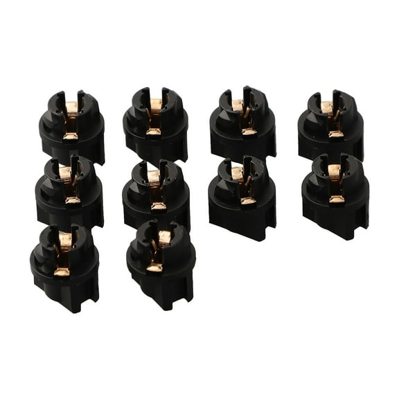 10 Piece T5 Socket Bulb Holder The Perfect Solution For Your CarS Interior Light & Gauge Instrument Cluster Light Fangkenuo