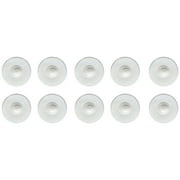 10 Piece Clear Soft Disc Earring Backs for Jewelry Making and Repair
