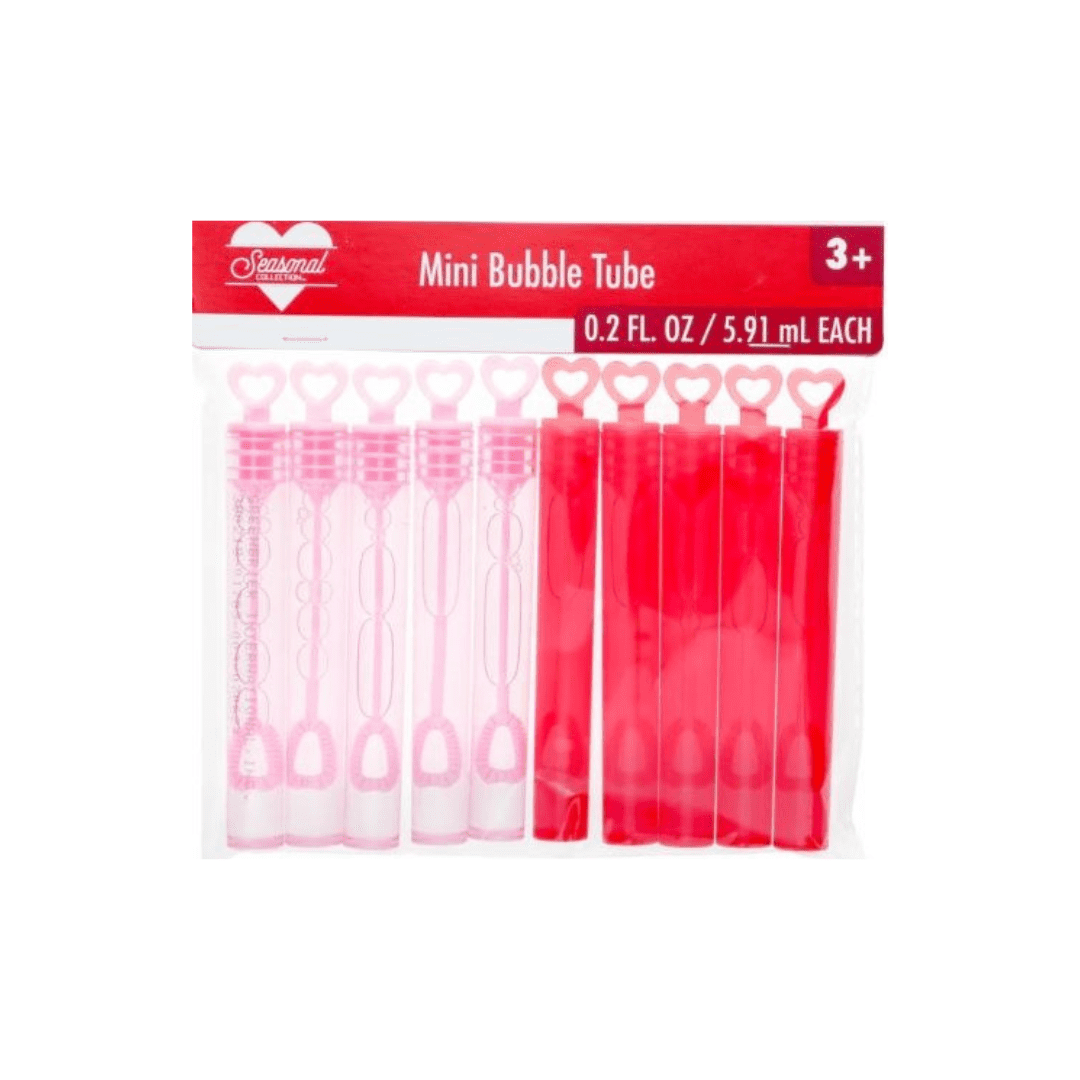 24-Pack Valentine's Day Bubble Wands - Mini Party Favors For Kids, Classroom Prizes & Goodie Bag Fillers 2 thumbnail image