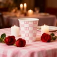 thumbnail image 1 of 10-Piece Valentines Day Tableware Set Paper Cups Plates Napkins Bow Theme Party Decor Disposable Cutlery Romantic Dinner Holiday Celebration Festive Supplies for Special Occasions, 1 of 5
