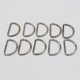 thumbnail image 1 of 10 Pieces 1 Inch D Metal s Webbing Strapping Craft Supplies, 1 of 10
