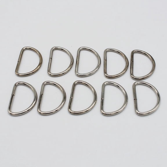 10 Pieces 1 Inch D Metal s Webbing Strapping Craft Supplies