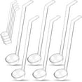 thumbnail image 1 of 10 Pieces 1 oz Clear Small Ladle Mini Ladle for Sauce 7inch Long Handle Plastic Punch Bowl Ladle Serving Spoons for Dressing Soup Cocktail Gravy Fruit Juices Party Banquets Catering, 1 of 6