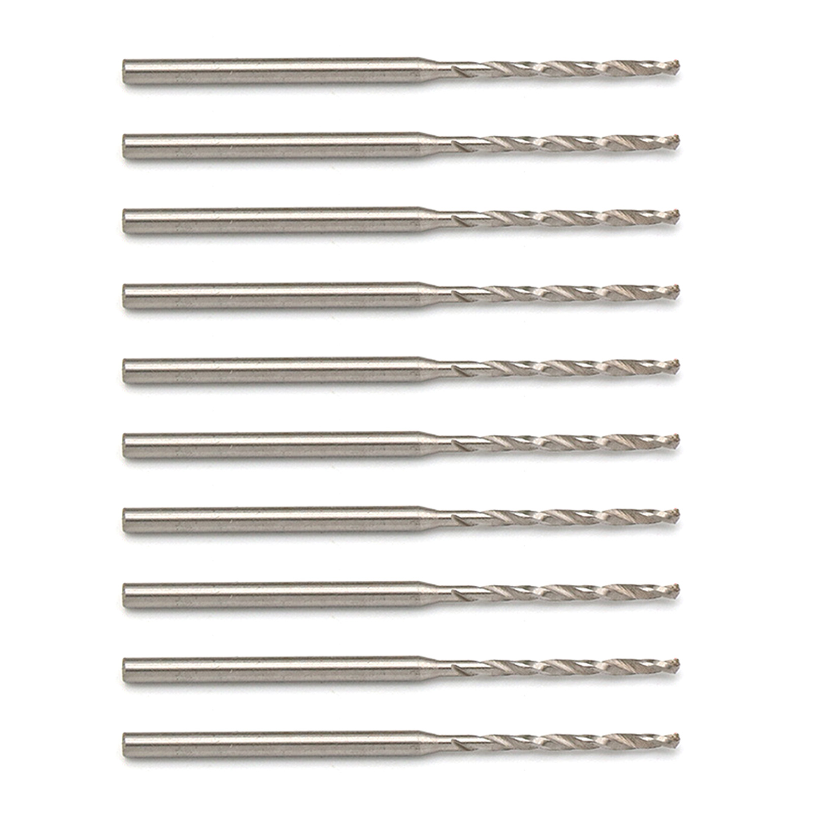 Small Bit Set 10 Pieces 2.35mm Shank Small Twist Drill Bits Set for Fine Detail Work ...