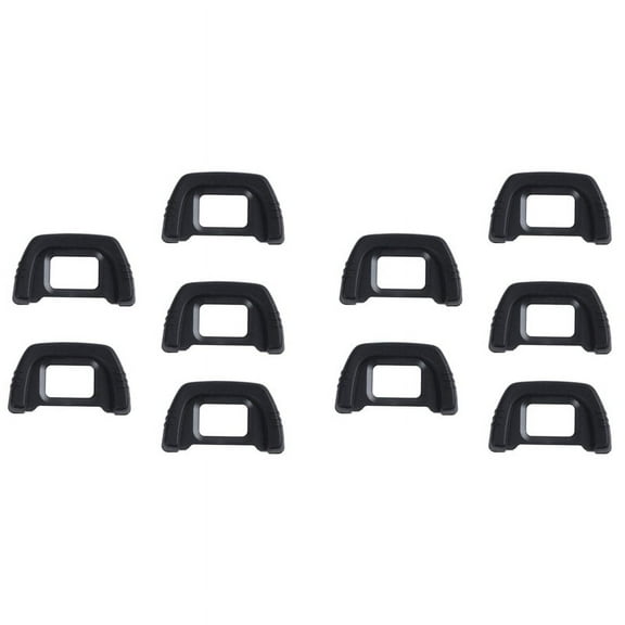 10 Pieces -21 Viewfinder Eyepiece for Camera Eye for D7000 Digital Slr Camera D600 D200 Black