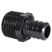 10 Pieces 3/4 Pex B x 3/4 Male NPT Adapter, Poly Alloy