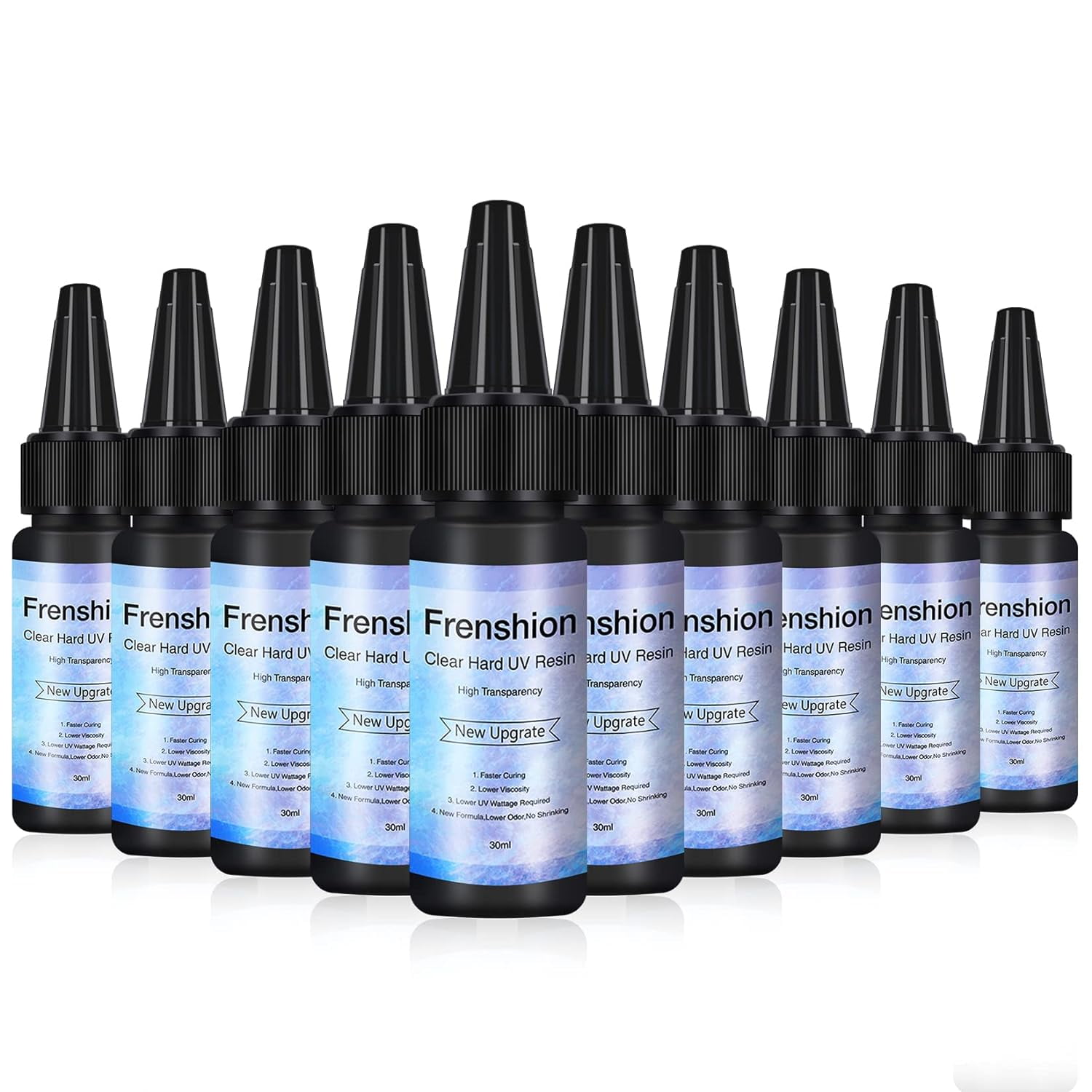 10 Pieces 30ML Upgrate Hard Type Crystal Clear Resin, UV Glue