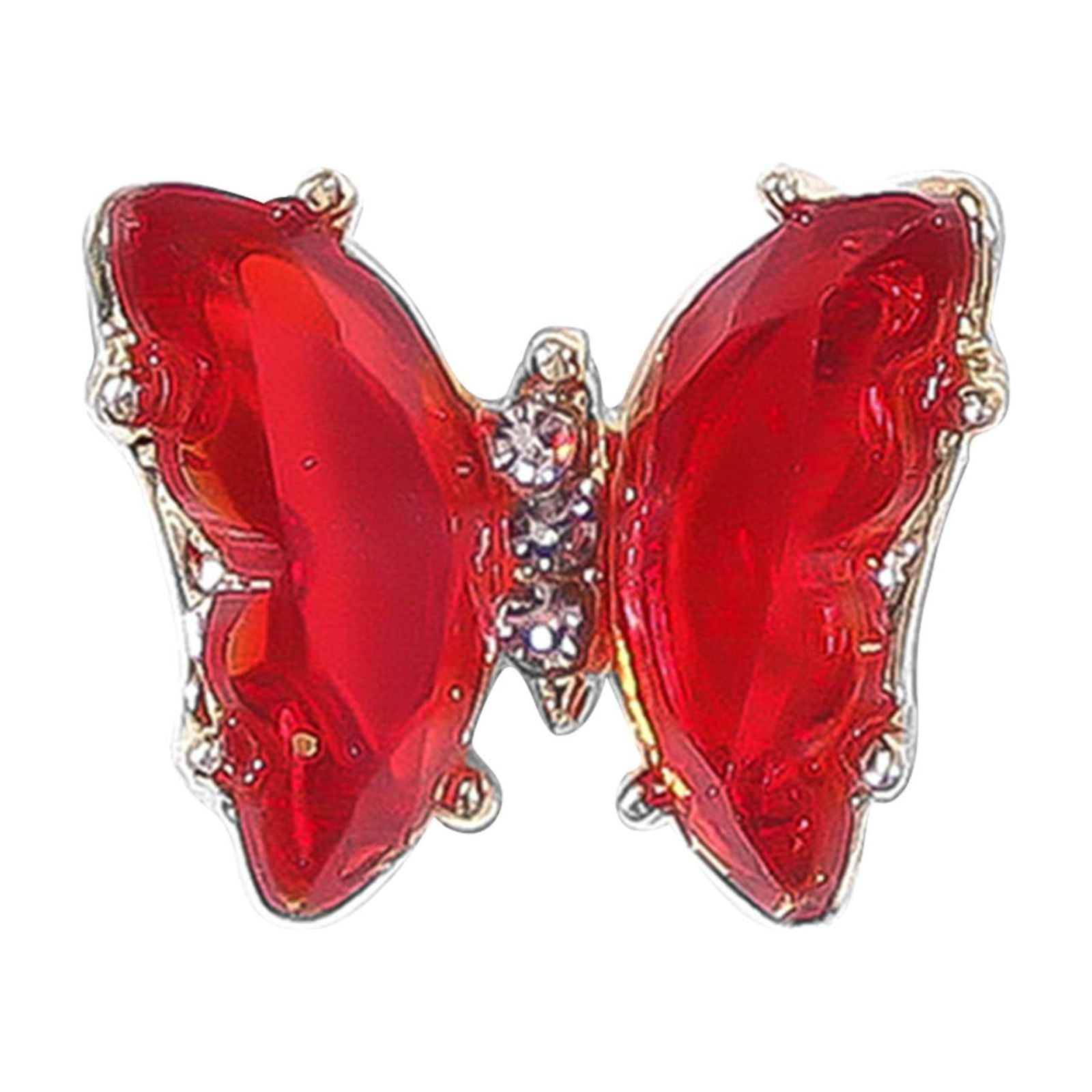 10 Pieces 3D Nail Charms 3D Nail Rhinestones Diamonds Glass AB Art