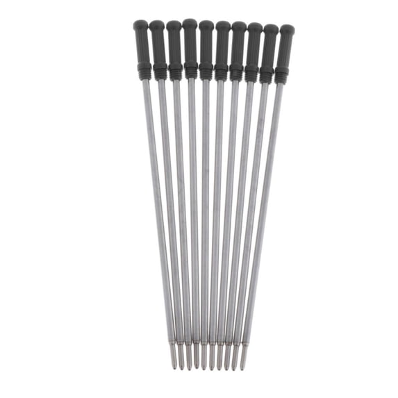 10 Pieces 4.5 Inch Replacement Refills Smooth Writing s 116mm Home Office Supplies black