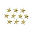 thumbnail image 1 of (10 Pieces) 5/8" Metallic Gold Star, Iron-on Patch, Embroidered Badge, 1 of 3