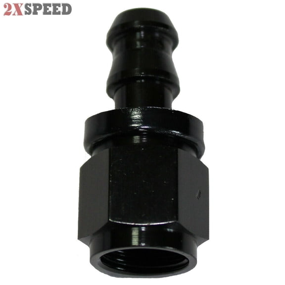 10 Pieces Of -6 AN Black Straight Push-On Hose End Barb Fitting Fuel Line Oil 6AN AN6 New -6 AN Black Straight Push-On Hose End Barb Fitting Fuel Line Oil 6AN AN6 New